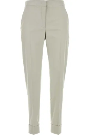 PT Torino Grey Stretch Cotton Blend Pant