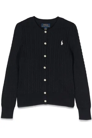 Ralph Lauren Girl Braided Cardigan