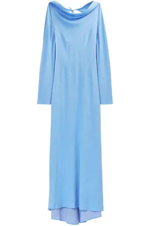 Moschino Open-back Crepe Maxi Dress