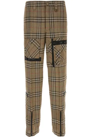 Burberry Embroidered Viscose Blend Cargo Pant