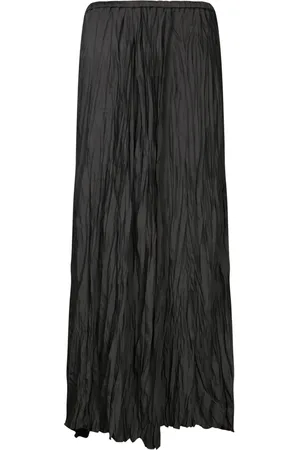 FORTE FORTE Forte_Forte Long Pleated Crepe Skirt
