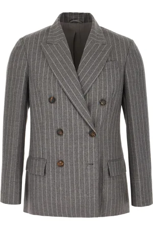 Brunello Cucinelli Embroidered Wool Blazer