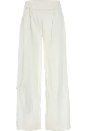Lois Viscose Blend Sage Wide-leg Pant