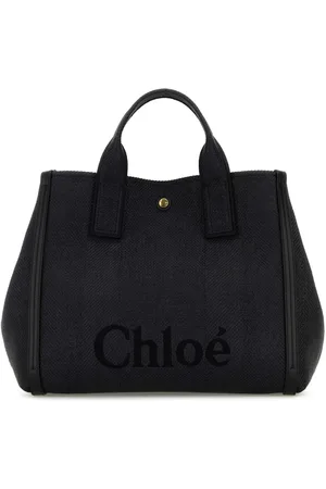 Chloé Black Fabric Medium Chloã Carry Shopping Bag