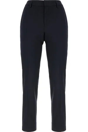 PT Torino Blue Stretch Wool Pants