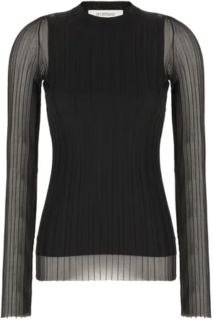 Sportmax Black Nylon Top