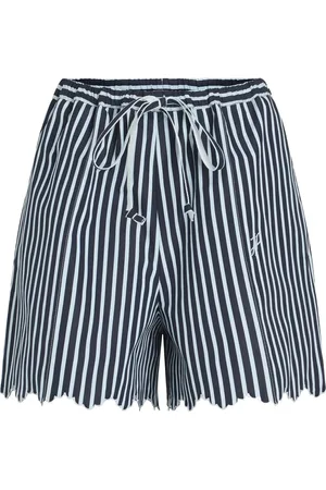 Patou Embroidered Cotton Shorts