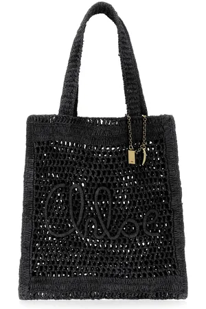 Chloé Raffia Summer Banana Shoulder Bag