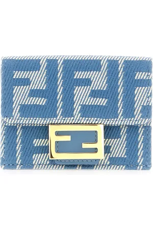 Fendi Embroidered Fabric Wallet