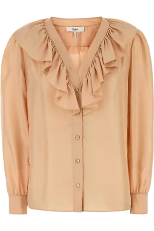 Chloé Peach Satin Shirt