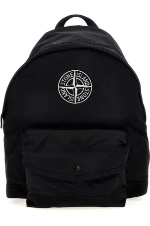 Stone Island Backpack With Embroidered Compass Logo On The Front In Fabric Boy