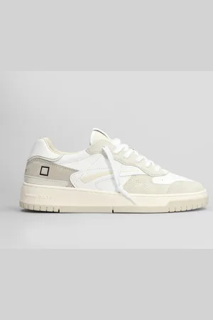 D.A.T.E. D. A.T. E. Torneo Colored Sneakers In White Suede And Leather