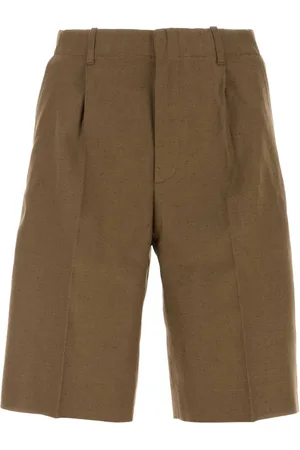 OUR LEGACY Brown Cotton Blend Bermuda Shorts