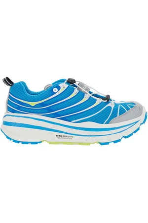 Hoka One One Stinson Evo Og Blue Sneakers With Insert Design And Drawstring Closure In Synthetic Fiber Unisex