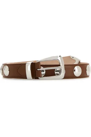 Khaite Biscuit Leather Benny Belt