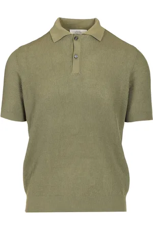 Mauro Ottaviani Ribbed Polo Shirt