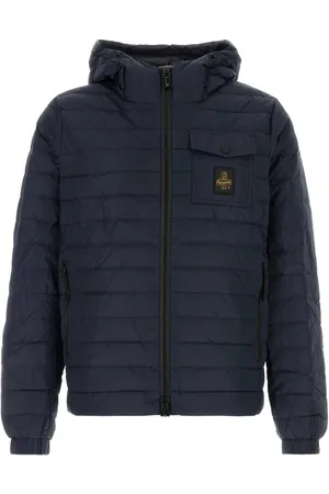 RefrigiWear Navy Blue Nylon Summer Down Jacket