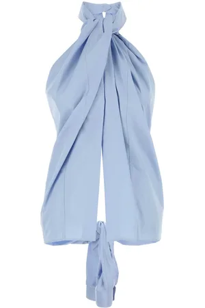 Stella McCartney Light Blue Poplin Top