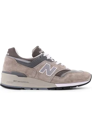 New Balance Suede And Mesh Sneakers