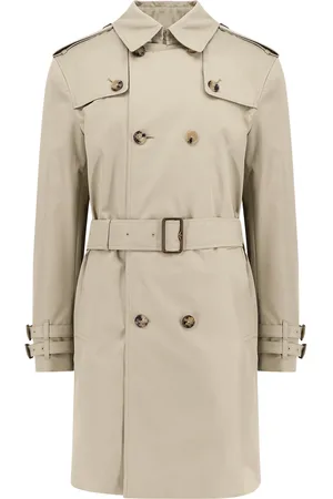 Burberry Organic Cotton Trench With Madras Lining