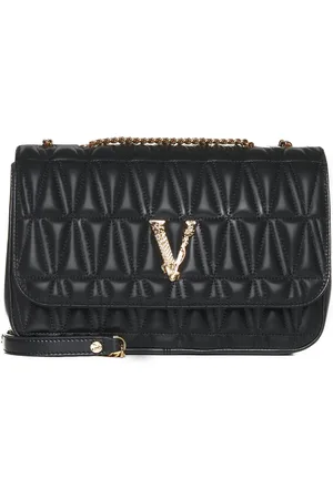 VERSACE Quilted Nappa Crossbody Bag