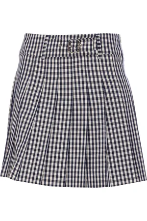 Liu Jo Check Motif Mini Skirt