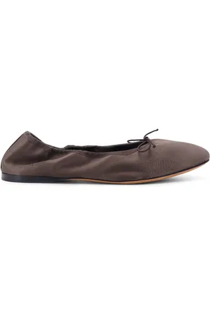 The Row Awar Flat Satin Ballerinas