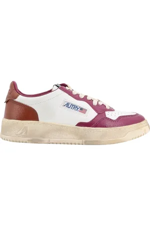 Autry Low-top Bicolor Leather Sneakers