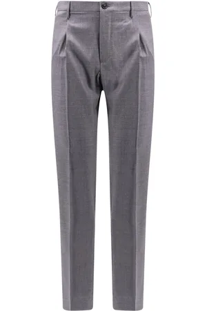 Incotex Pattern 54 Virgin Wool Trouser With Pinces