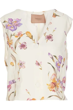 Twin-Set Floral Print Top