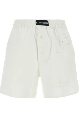Marine Serre Cotton Shorts