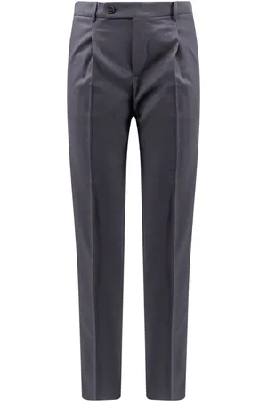 Incotex Pattern 54 Virgin Wool Trouser With Pinces