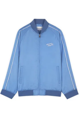 Maison Kitsuné Viscose Jacket With Logo Embroidery