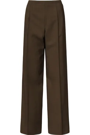 Fendi Mohair Wool Blend Trousers