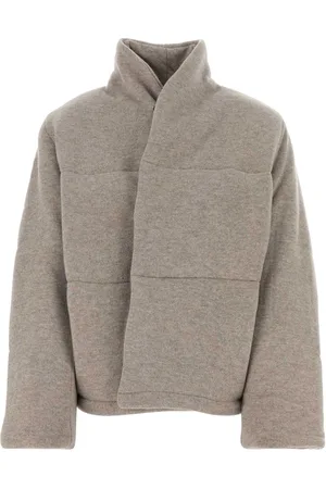 LE KASHA Dove Grey Cashmere Prague Padded Jacket