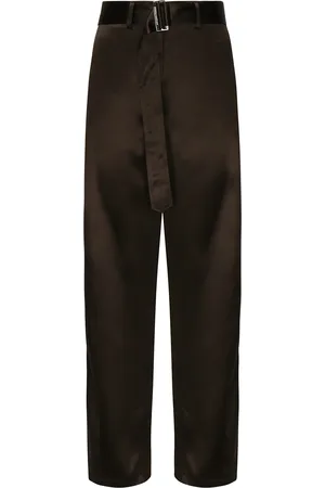 MAGDA BUTRYM Cotton Trousers With Belt