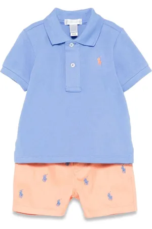 Ralph Lauren Polo Shirt Set With Shorts