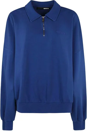 ROTATE Half-zipped Oversized Polo Sweater