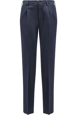 Incotex Pattern 54 Cotton And Linen Trousers