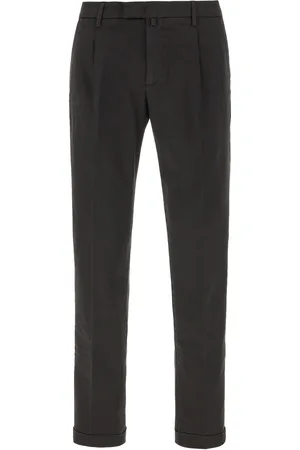 BRIGLIA Black Stretch Cotton Pants