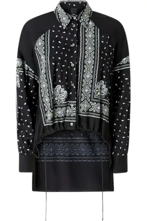 Pinko Shirt With Bandana Pattern In Viscose