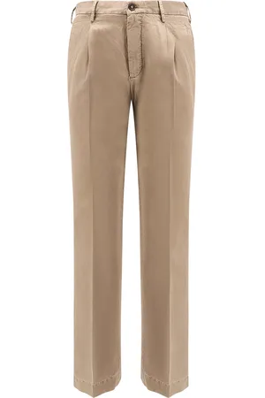 Incotex Pattern 54 Cotton And Linen Trousers