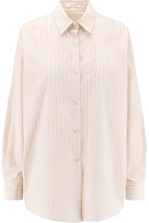 The Row Caster Striped Cotton Shirt