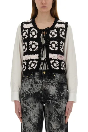Ganni Crochet Knit Vest