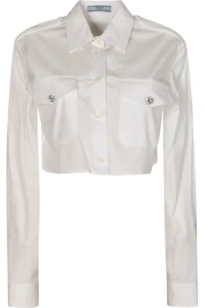 Prada Pocket Front Cropped Shirt