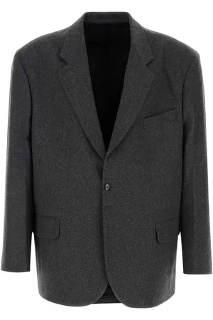 Random Identities Graphite Wool Blend Blazer