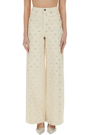 Self-Portrait Jeans bow