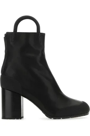 Random Identities Leather Ankle Boots