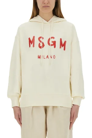 Msgm Sweatshirt With Brushed Logo