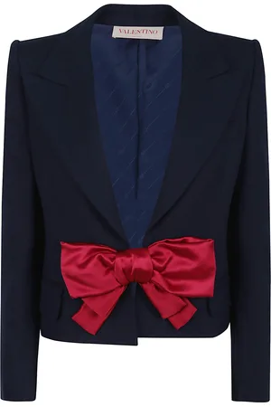 VALENTINO Giacca Monopetto Cn Fiocco Solid